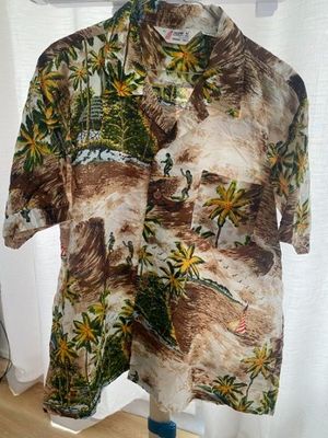 Romani Vintage Hawaiian Shirt Front View