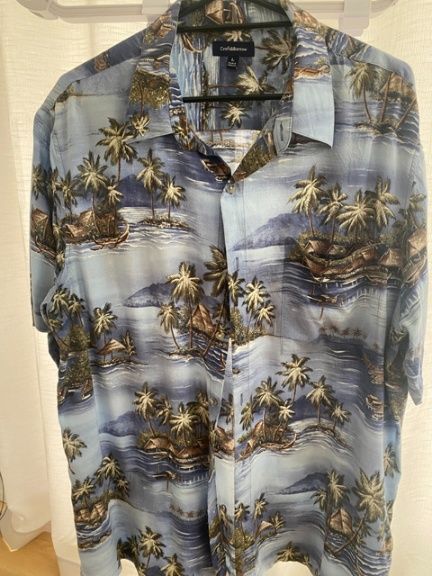 Croft & Borrow Vintage Hawaiian Shirt Front View