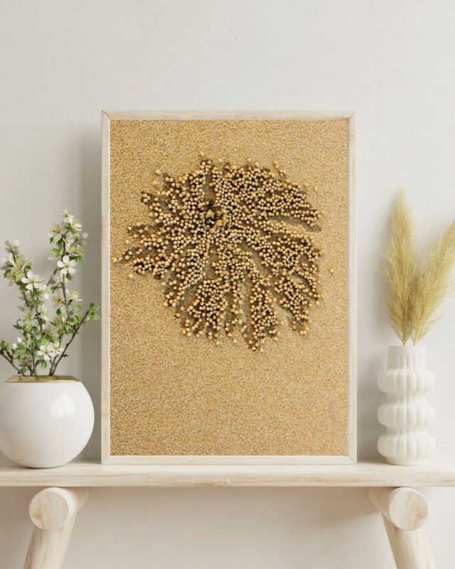 Patterned Sands - Framed Print Portrait