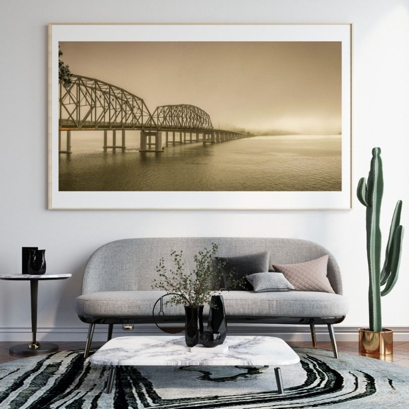 Brooklyn Bridge Panorama - 120x40cm On Canvas