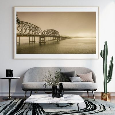 Brooklyn Bridge Panorama - 120x40cm On Canvas