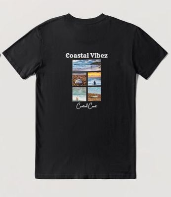 6 Photo Surf Tshirt Black