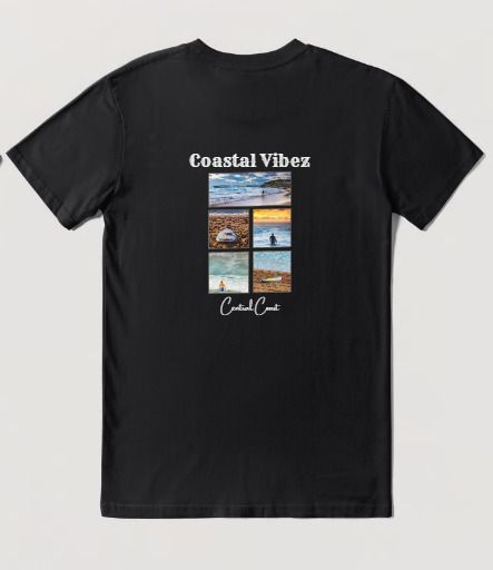 6 Photo Surf Tshirt Black