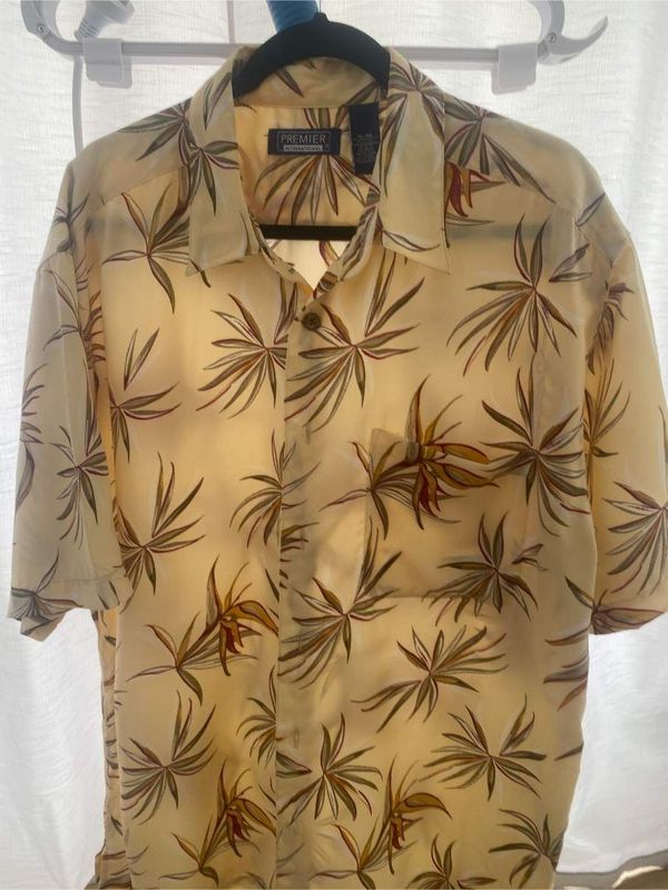 Vintage Hawaiian Shirt By Premier International Front View