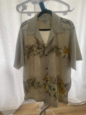 Vintage Hawaiian Shirt By Bill Blass Front View