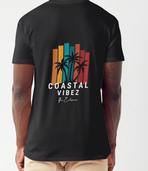 Coastal Vibez Tshirt Palms