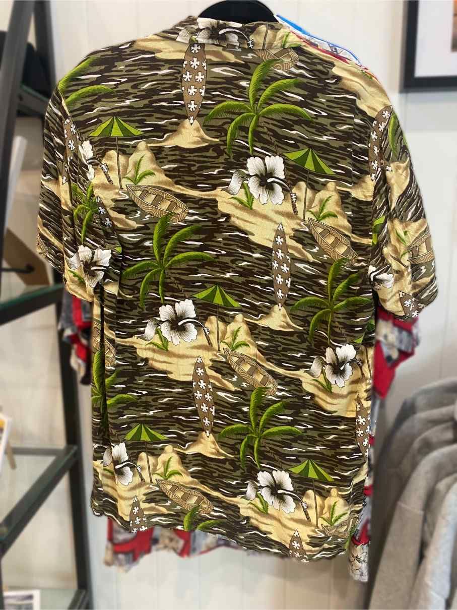Vintage Hawaiian Shirt Front View