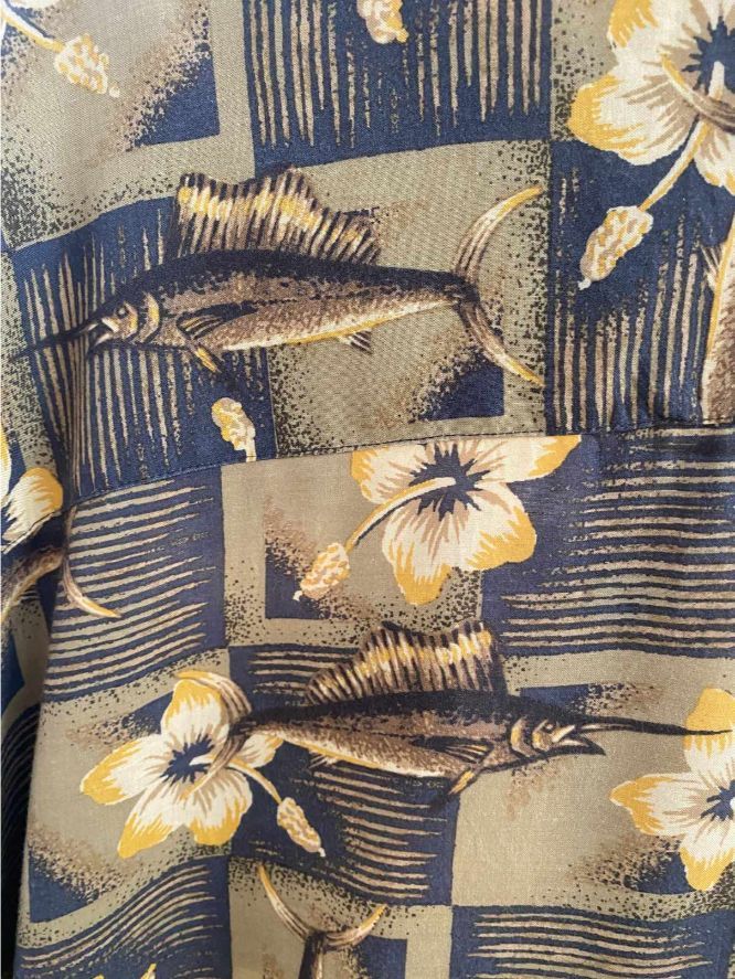 Vintage Hawaiian Shirt By Puritan Front View