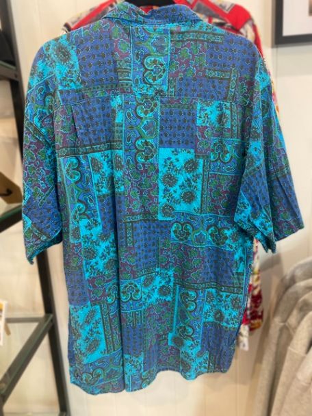 Vintage Hawaiian Shirt By Code Zero Front View
