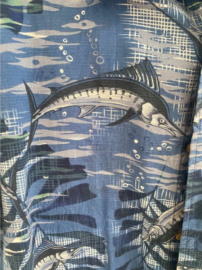 Vintage Hawaiian Shirt By Oliver & Burke Front View
