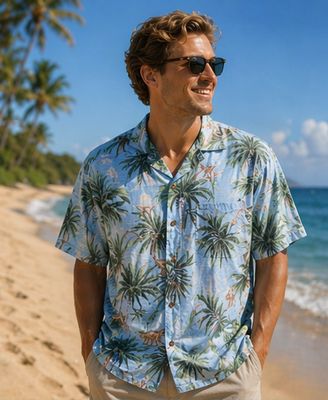 Caribbean Vintage Hawaiian Shirt (L)