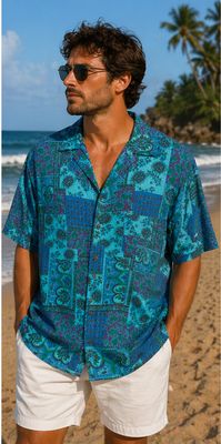 Code Zero Vintage Hawaiian Shirt (L) Code Zero Vintage Hawaiian Shirt (L)