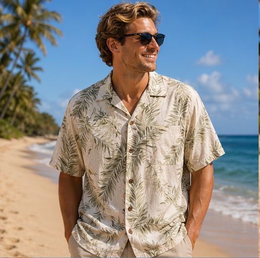 Cuba Vera White Vintage Hawaiian Shirt (S) Cuba Vera White Vintage Hawaiian Shirt (S)