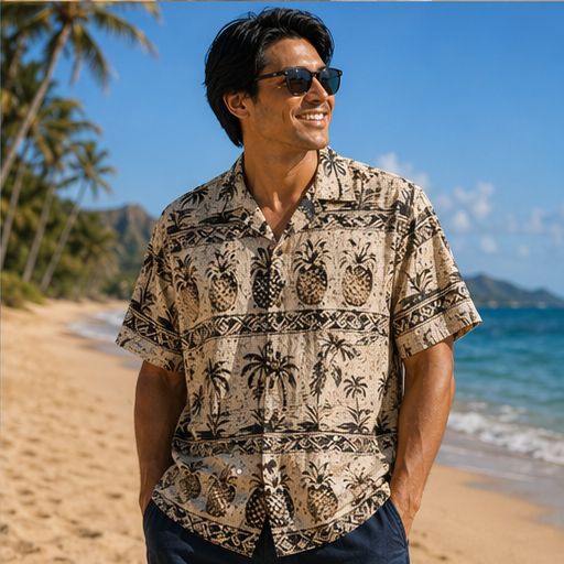 Fall Creek Vintage Hawaiian Shirt (M) Fall Creek Vintage Hawaiian Shirt (M)