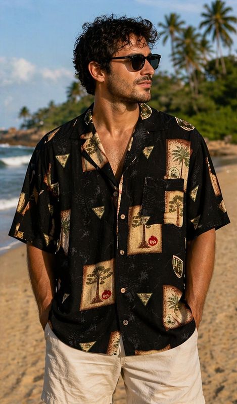 Joe Marlin Vintage Hawaiian Shirt (L) Joe Marlin Vintage Hawaiian Shirt (L)