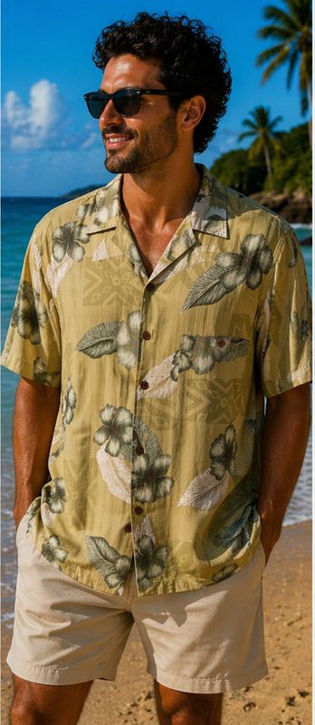 Island Republic Vintage Hawaiian Shirt (L) Island Republic Vintage Hawaiian Shirt (L)