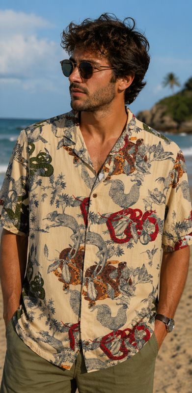 Scotch & Soda Vintage Hawaiian Shirt (S) Scotch & Soda Vintage Hawaiian Shirt (S)