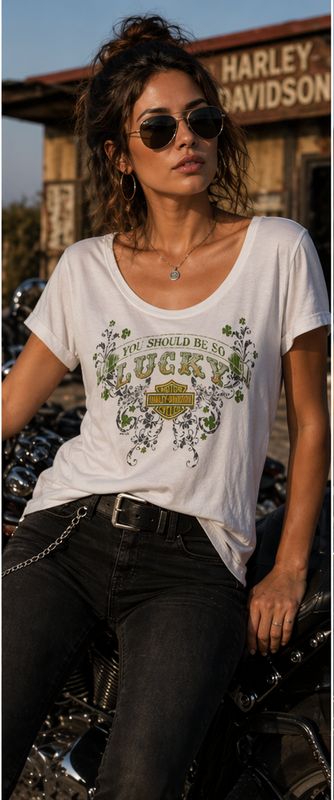 Harley Davidson Ladies White T-Shirt Smokey Mountain, Tennessee (M) Harley Davidson Ladies White T-Shirt Smokey Mountain, Tennessee (M)