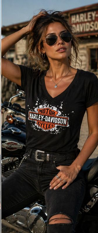 Harley Davidson Black T-Shirt Bedford Heights Ohio (M) Harley Davidson Black T-Shirt Bedford Heights Ohio (M)