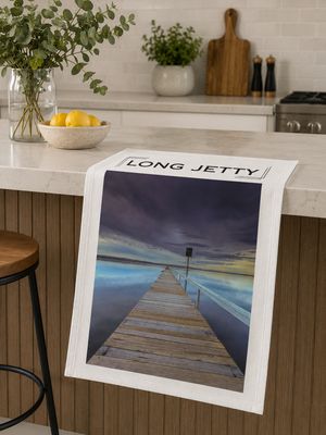 Long Jetty Tea Towel