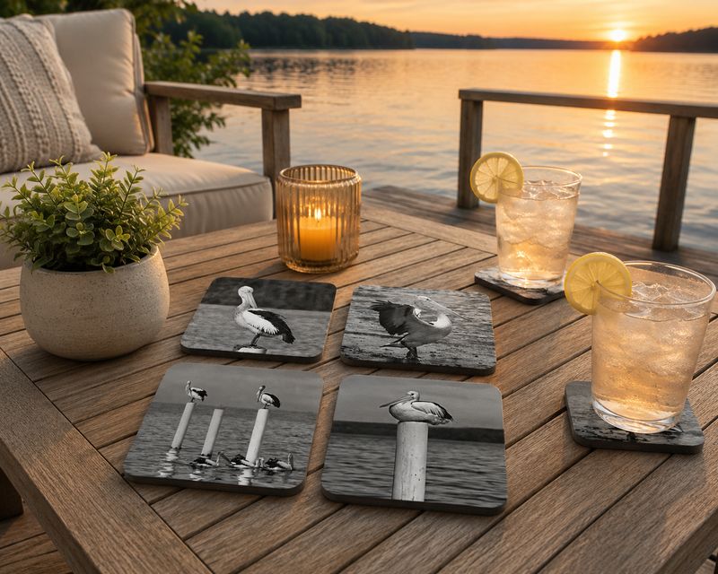 Pelican Coasters