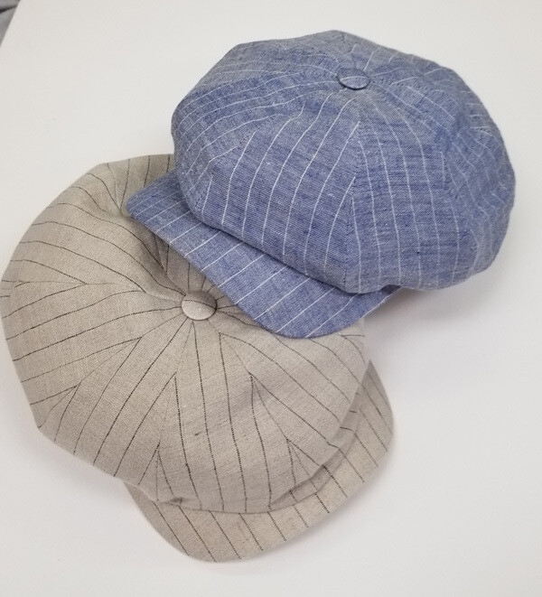 følelsesmæssig begrænse væbner Wigens Striped Newsboy Cap