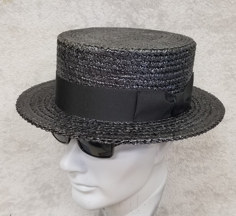 Sailor Straw Black