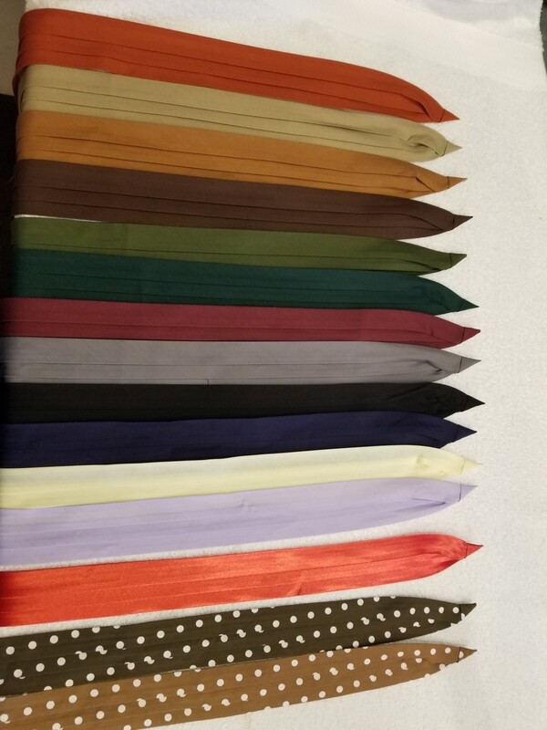 Pleated Cloth Hat Band