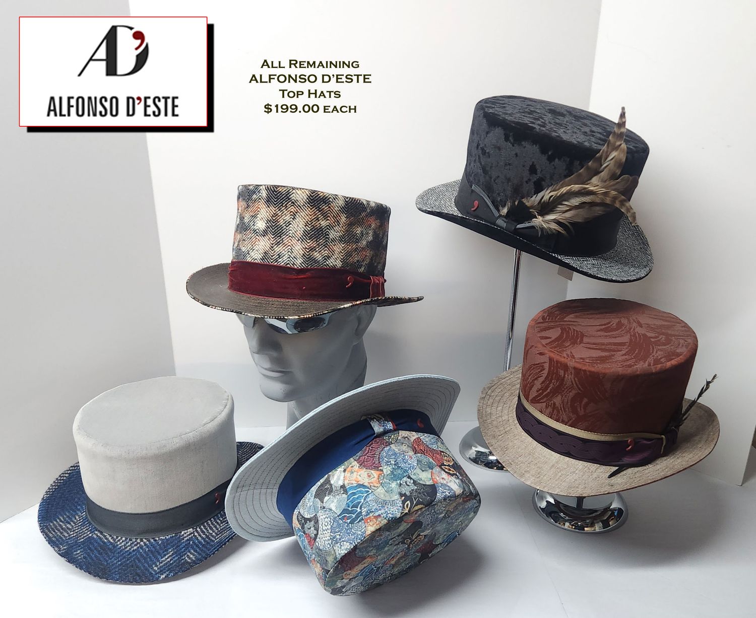 Alfonso D'Este Top Hats