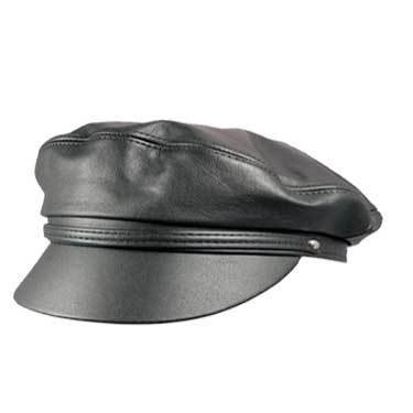 Leather cap
