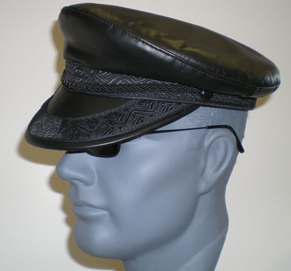 Leather Greek Fisherman Cap