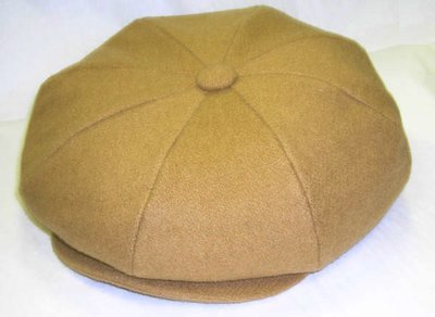 帽子 NEW YORK HAT Wool Big Apple Big Apple Men's Oversize 100% Wool 8 Panel Applejack Newsboy