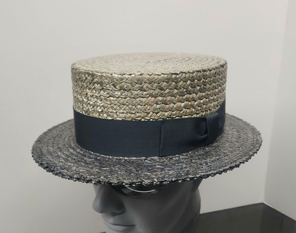 Sailor Straw 2-Tone Grey