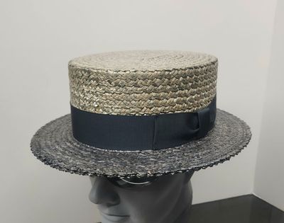 Sailor Straw 2-Tone Grey