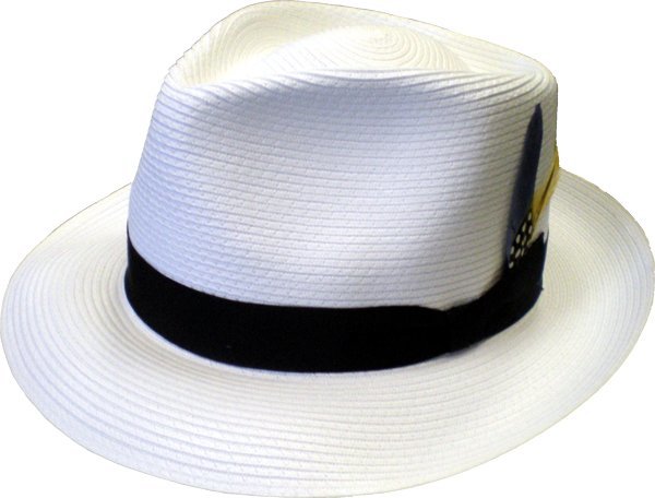 Sinatra Milan Straw Sinatra Milan Straw, Colors & Sizes: White 6 7/8