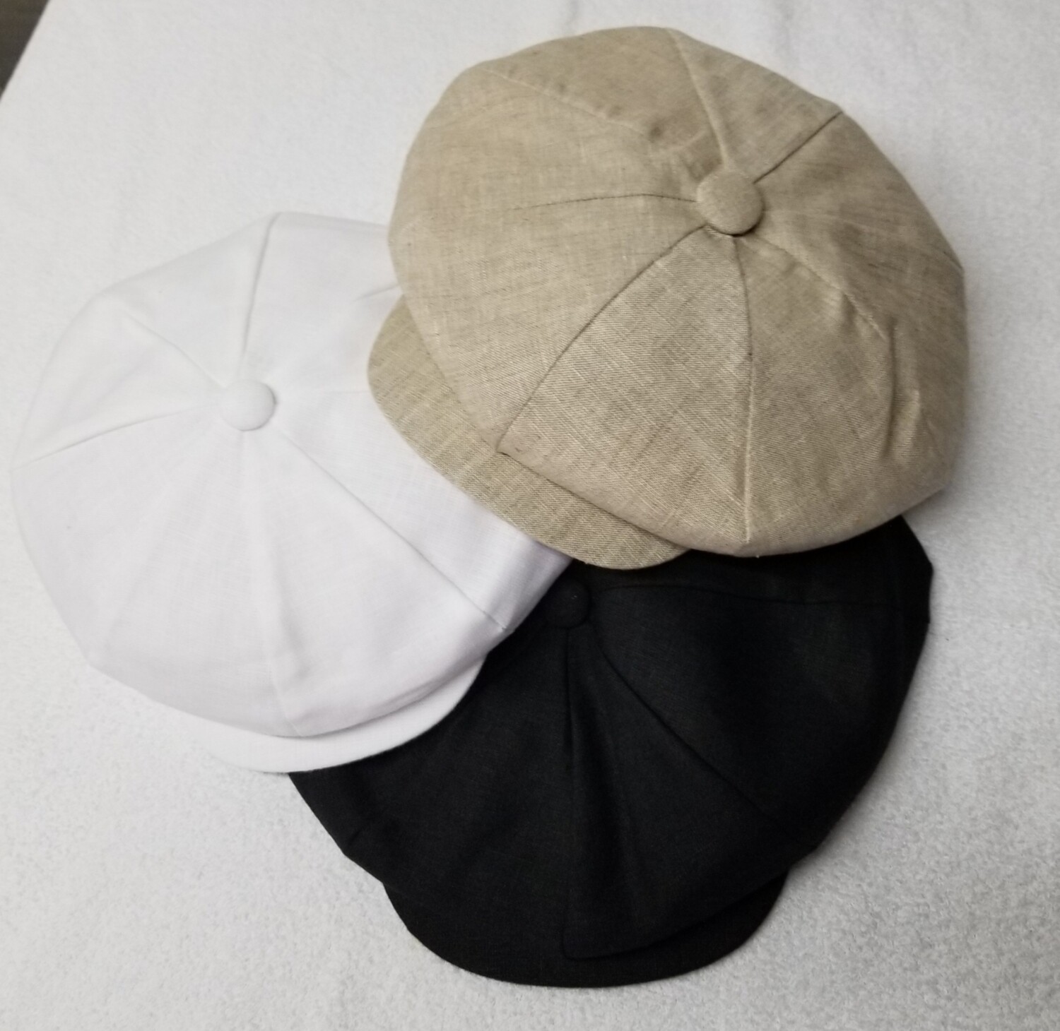 Linen Big Apple Cap