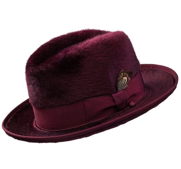 Selentino Beaver Finish Homburg Selentino Beaver Finish Homburg