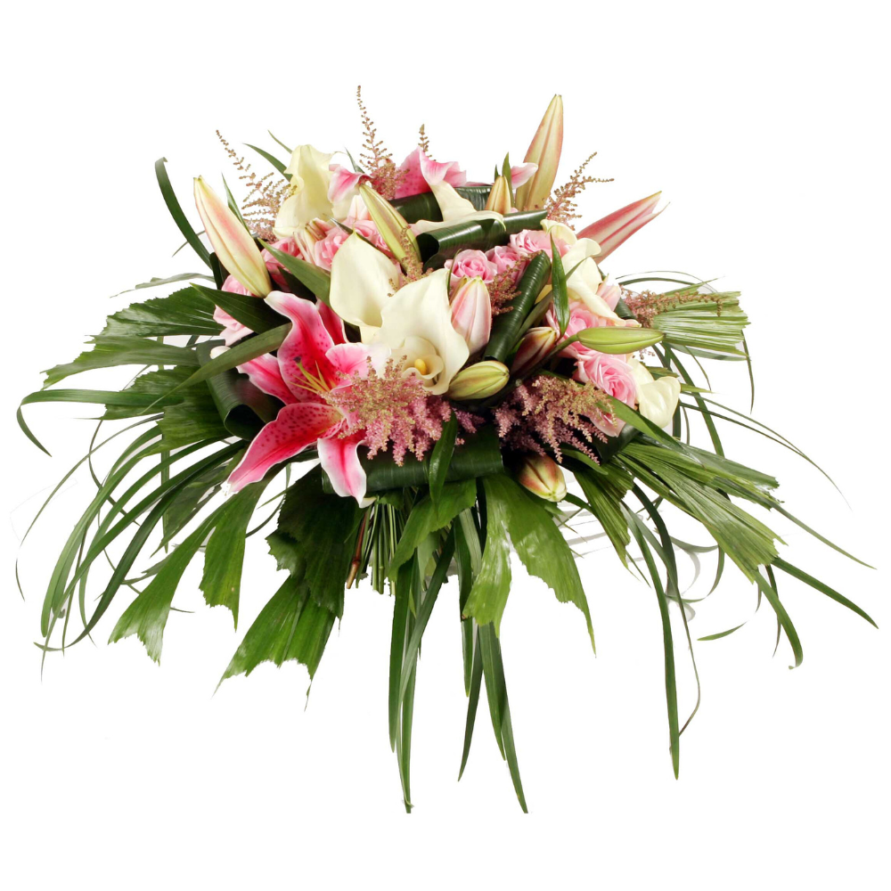 Bouquet exotique rose