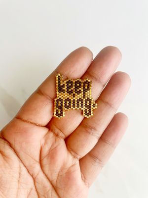 Keep Going - Beaded REEminder Pin