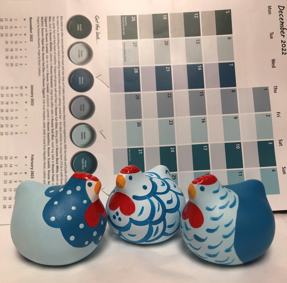 Resene Series December Hens