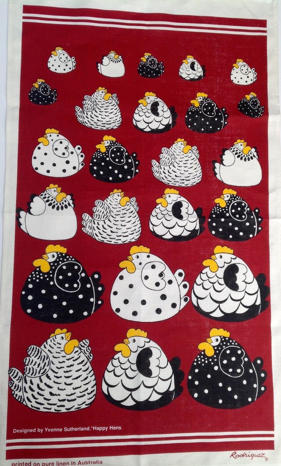 Red Tea Towel