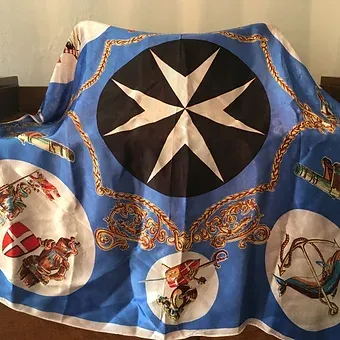 ​Knights of Saint John of Malta, Silk Scarf