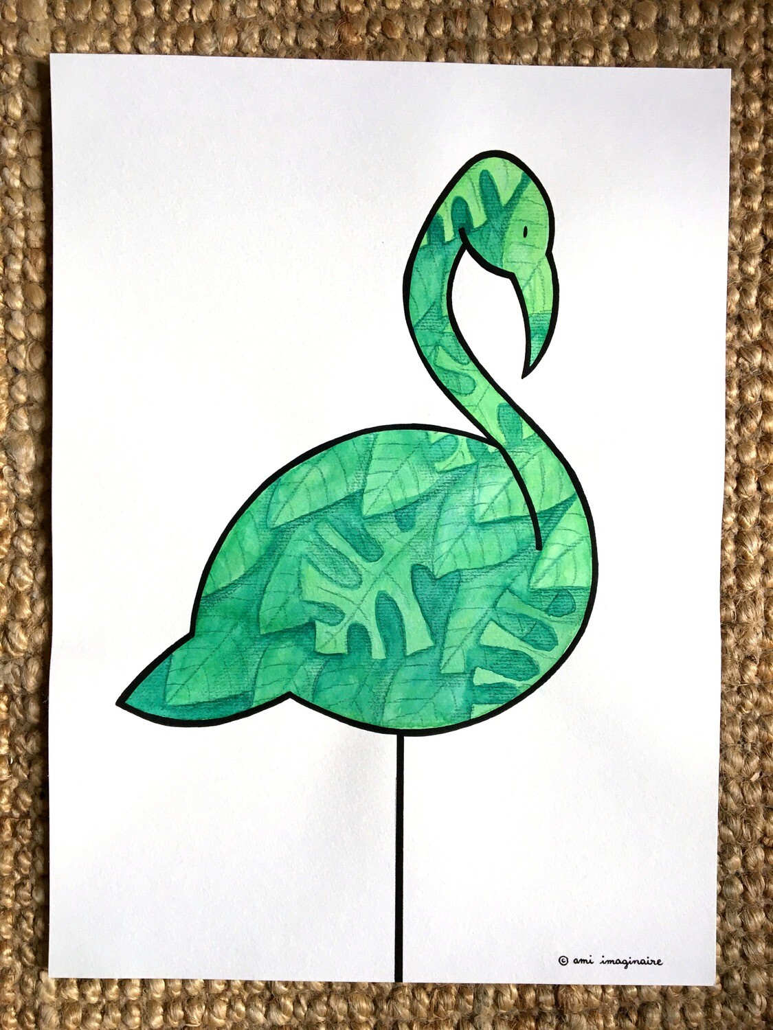 Flamingo SuperGreen - A3