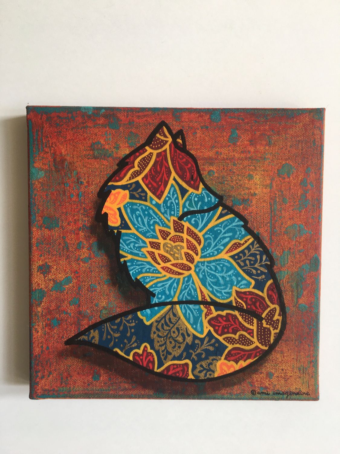 Aki Kitsune - Mini toile