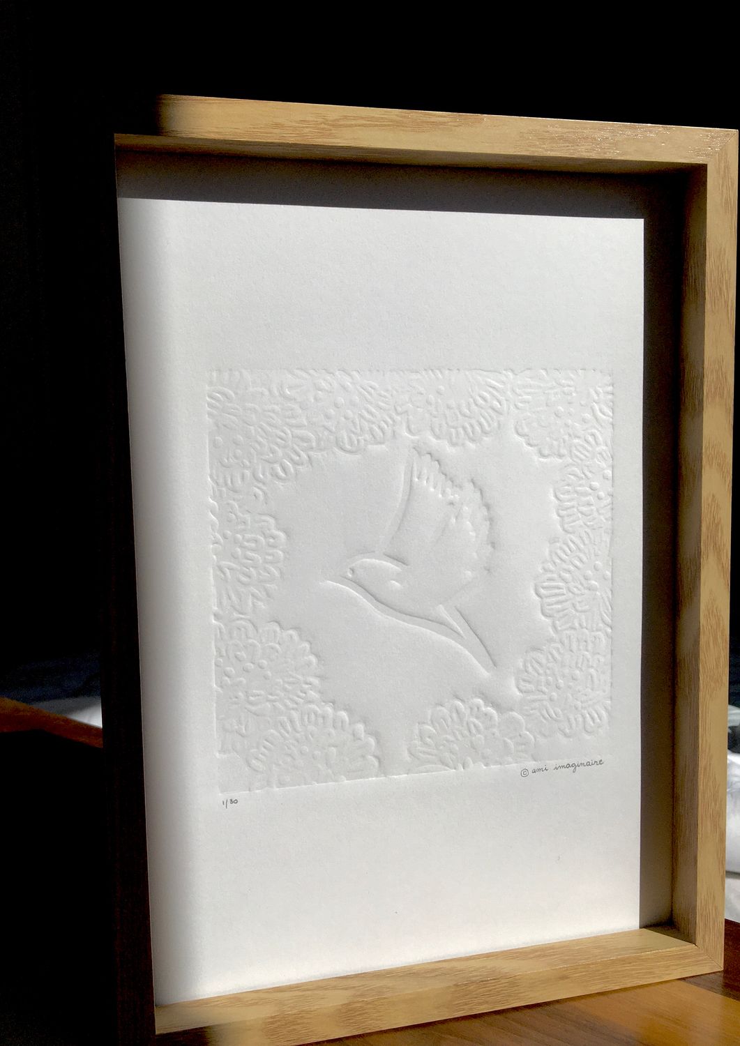 La page blanche -  Papier embossé - A4