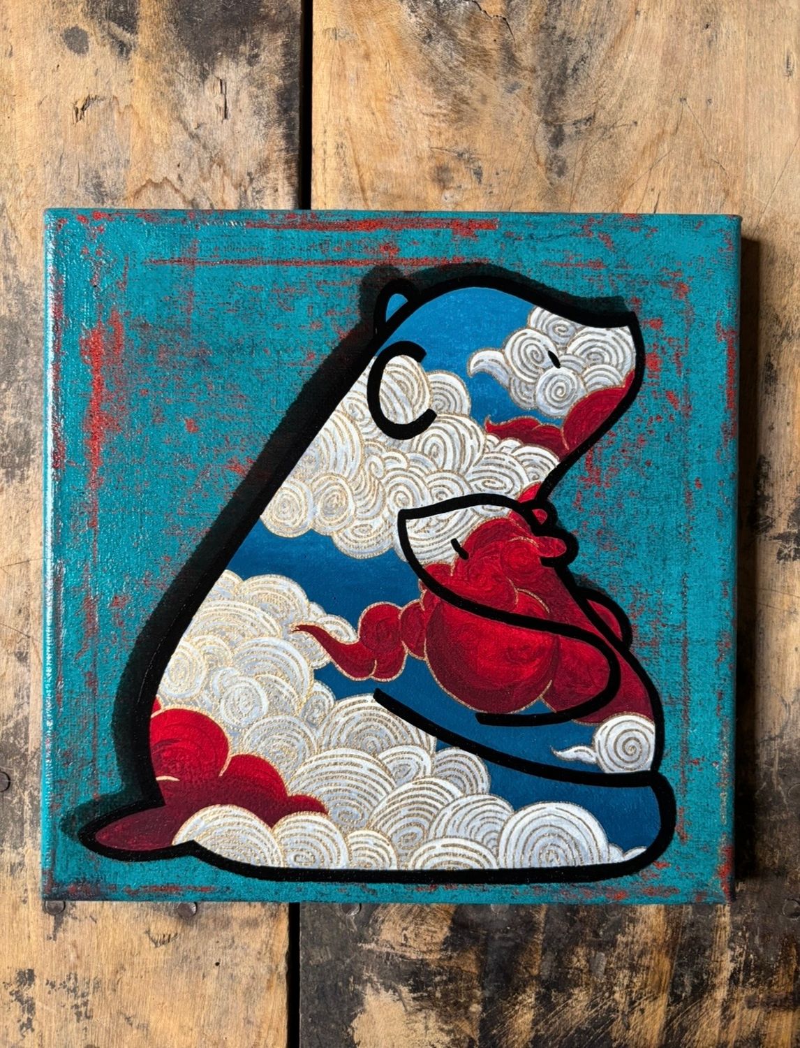 Kumo Kuma - Mini toile