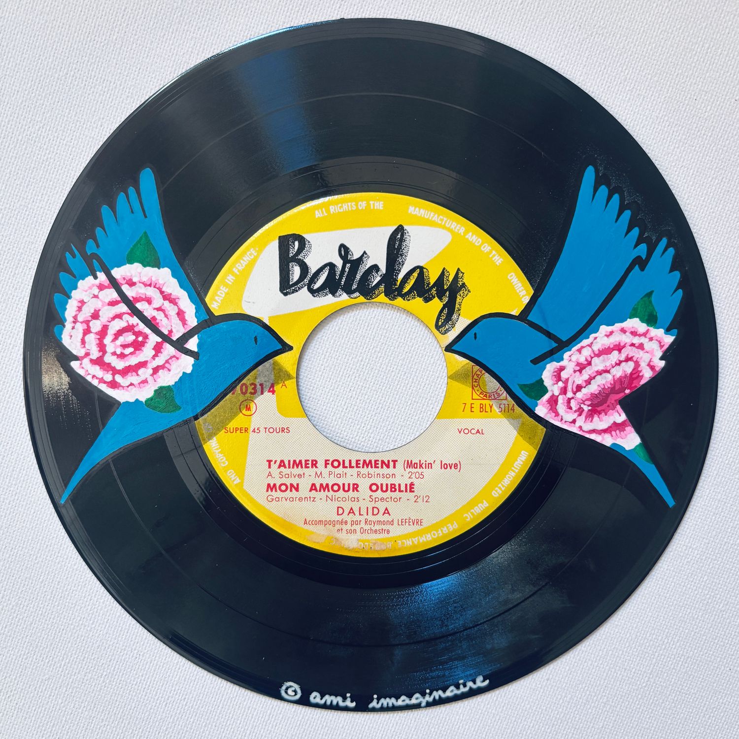 "T'aimer follement" - 45t
