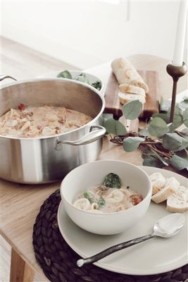 Ceramic QR 11&quot; Stock Pot with Lid