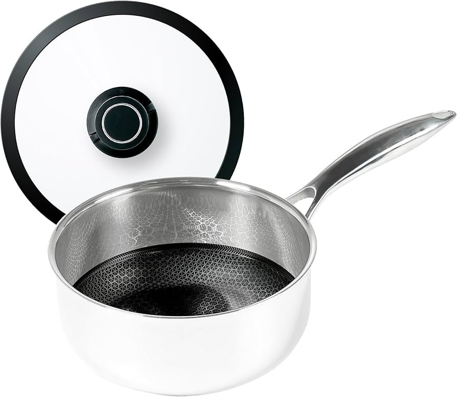 Ceramic QR 8&quot; Sauce Pan with Lid