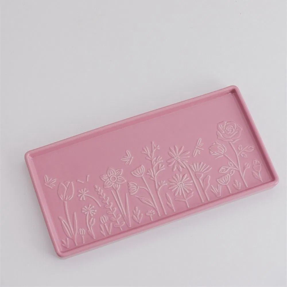 IN THE MEADOW RECTANGLE PLATTER 11.8 X 5.9"